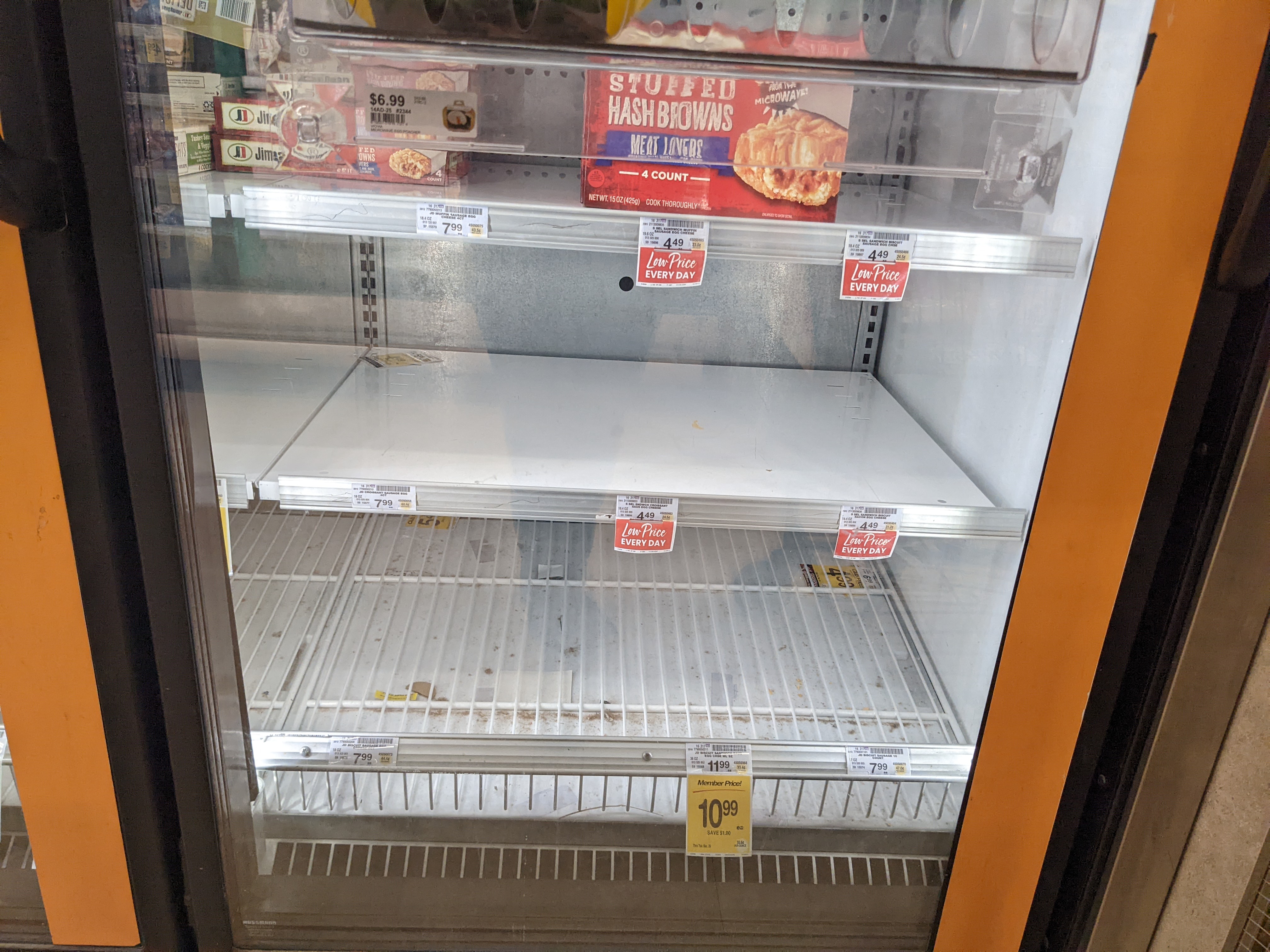 Picture of Empty Shelves